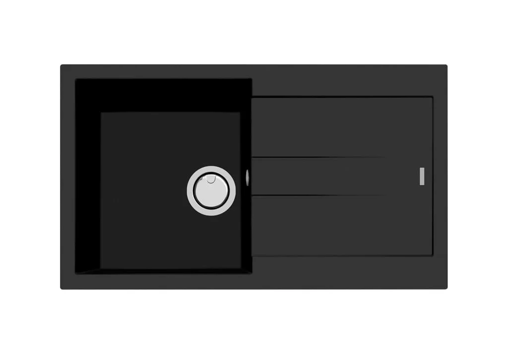 Fregadero Frecan AMANDA GRANITO NEGRO MATE 30576 - Imagen 2